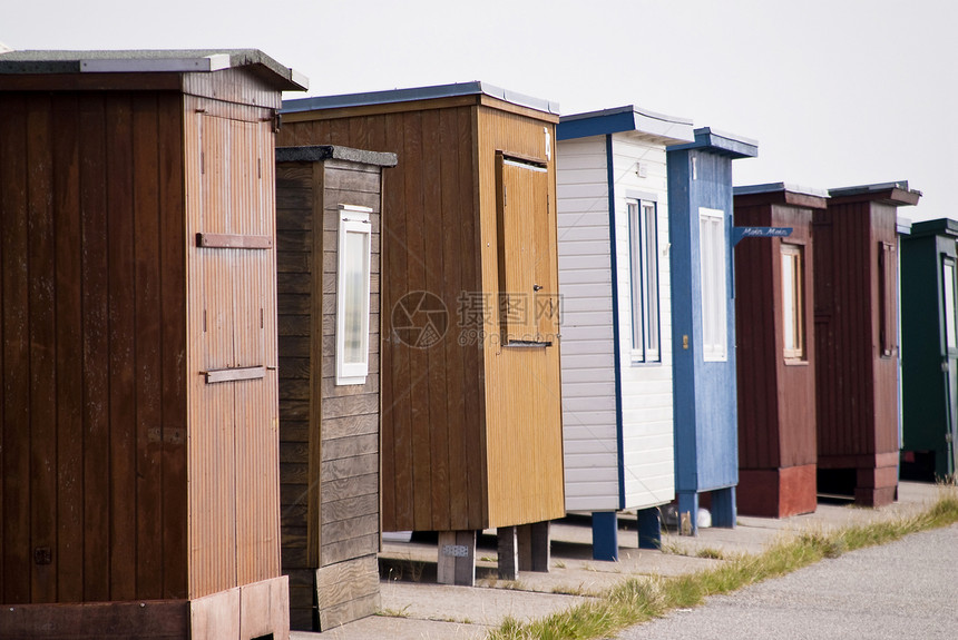 显示器小屋棚屋地平线泥滩天空小木屋建筑物房屋潮汐地海岸图片