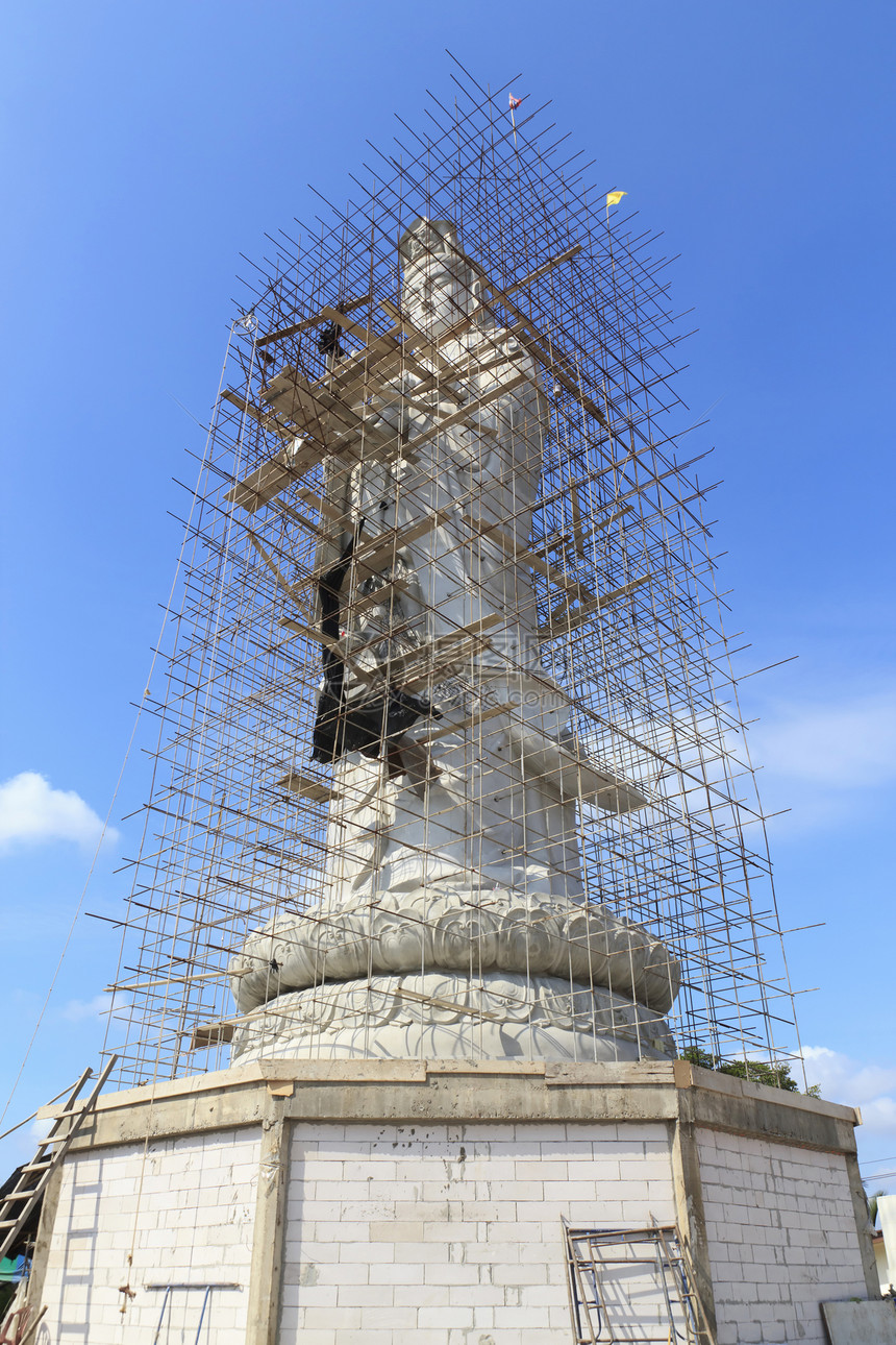 宽燕雕像传统信仰精神女神上帝女性历史雕塑冥想菩萨图片
