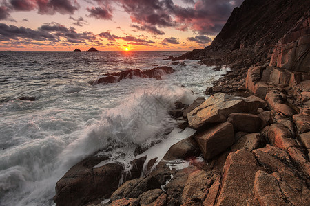 南文港运动场景光线摄影海浪地平线目的地水平海洋风景高清图片