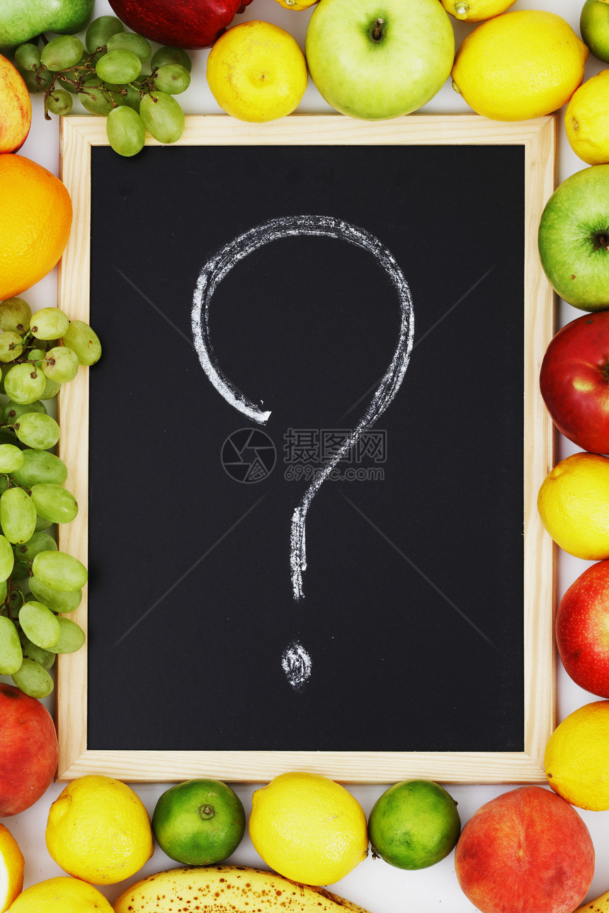 以水果形式在桌边照片热带艺术柠檬风格小吃框架边界食物学校图片