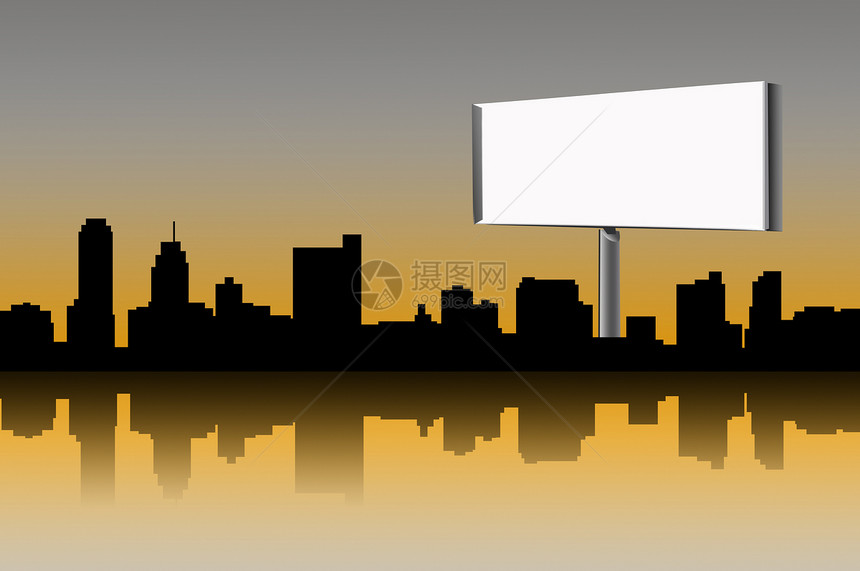 空空广告牌木板空白公告框架艺术邮政绘画横幅创造力图片
