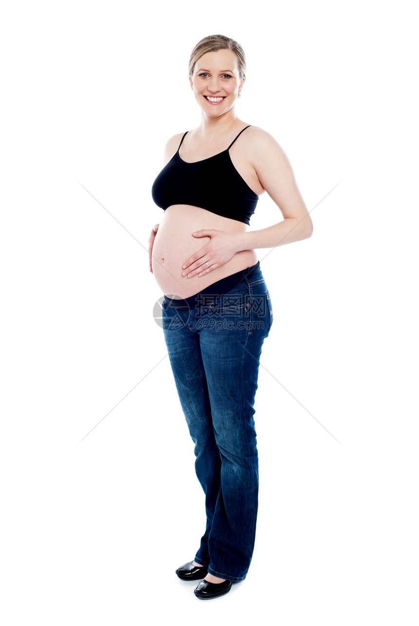 孕妇演播室照片片段图片