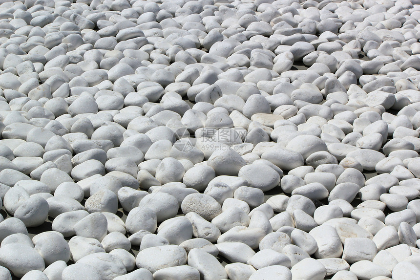 白宝石背景圆形椭圆形石头白色材料岩石美化花园冥想鹅卵石图片