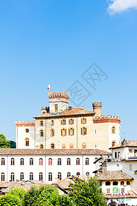 巴罗洛法莱蒂城堡欧洲历史的高清图片