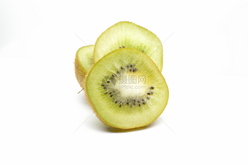 白色背景的基维作品维生素农业水果植物圆形购物食物颜色果实图片