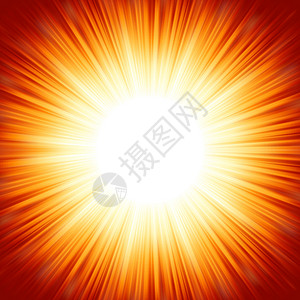 耀斑背景红色橙色中心夏日太阳照明破裂 EPS 8插画