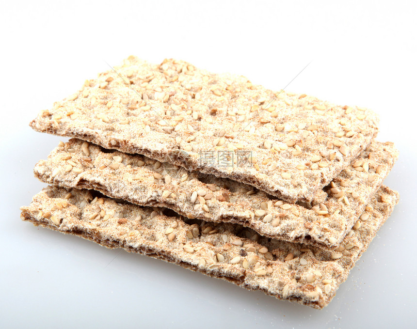 面包饼谷物纤维芝麻工作室面粉饼干燕麦小麦营养宏观图片