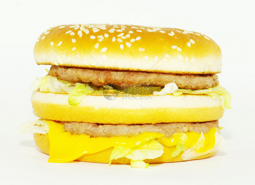 汉堡包洋葱胡椒辣椒白色沙拉炙烤营养午餐包子面包图片