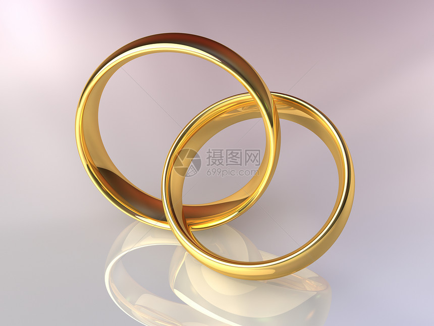 黄金结婚戒指联谊会妻子珠宝订婚花边金子周年丈夫纪念日乐队婚礼图片