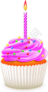 矢量纸杯甜点蛋糕庆典蓝色女孩橙子小雨插图派对巧克力背景图片