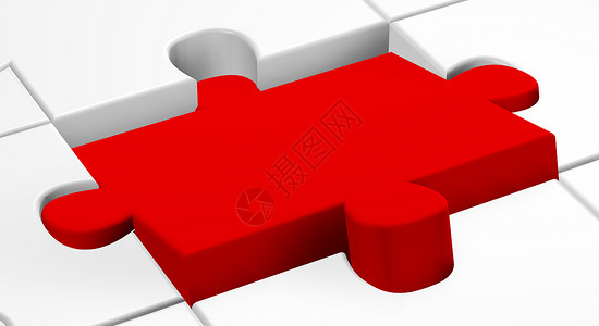 颜色解谜团体红色玩具拼图游戏团队解决方案背景图片
