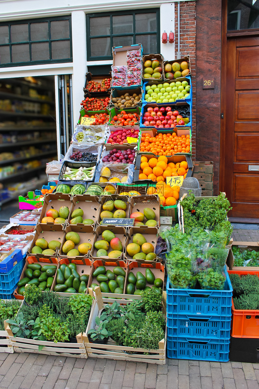 荷兰Gorinchem的蔬菜店铺图片