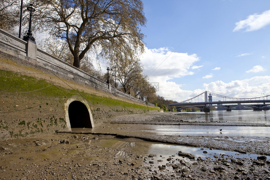西伯恩河外缘进入泰晤士河旅行历史性皇家河流历史城市银行旅游行政区图片