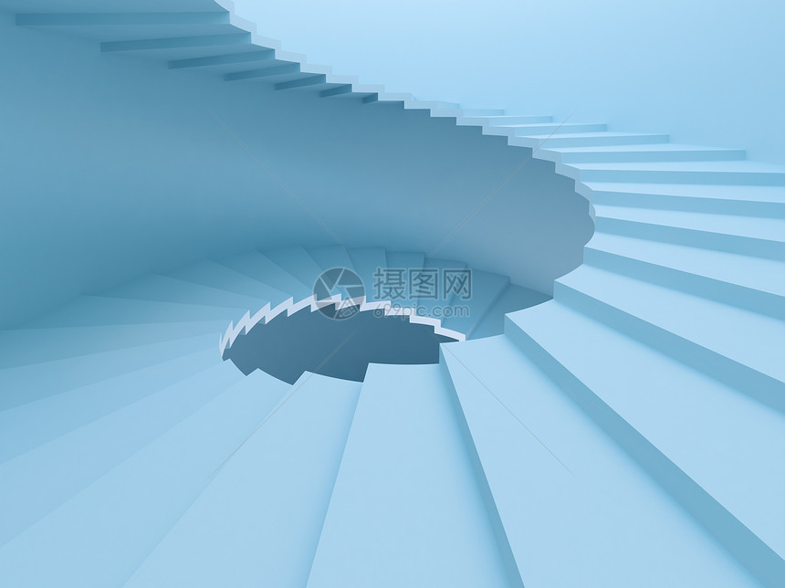 螺旋楼梯地面艺术椭圆建筑迷宫椭圆形曲线建筑学商业蓝色图片