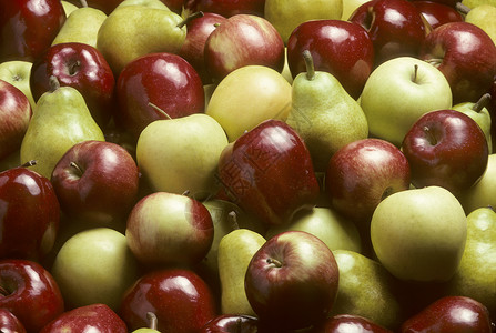 混合苹果和巴特利梨食物柚子水果食品背景