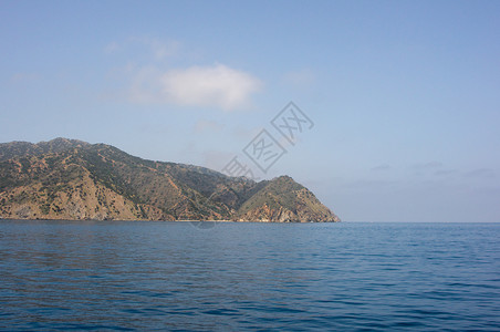 圣卡塔琳娜岛游艇波浪海浪海洋天空波纹高清图片