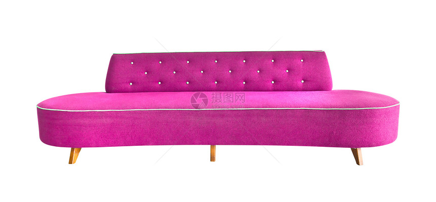 粉色沙发隔离 有剪切路径装潢皮革风格扶手椅衣服奢华家具蓝色插图座位图片