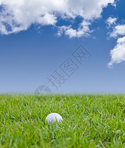 草地上高尔夫球蓝色空白竞赛运动物品游戏圆圈俱乐部曲线爱好背景图片