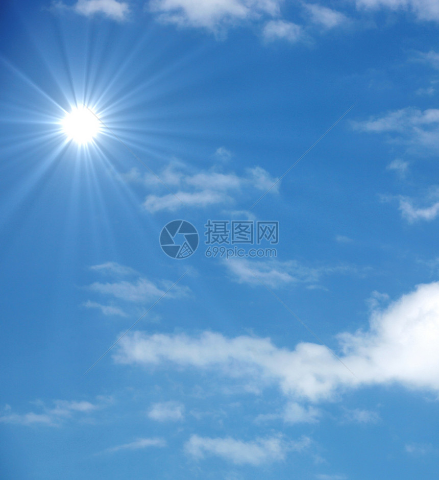 阳光天空背景天气紫外线预报白色太阳季节宗教靛青射线全球图片