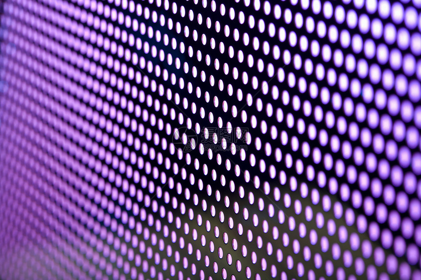 抽象金属纹理背景紫色穿孔床单工业高光控制板合金圆形盘子材料图片