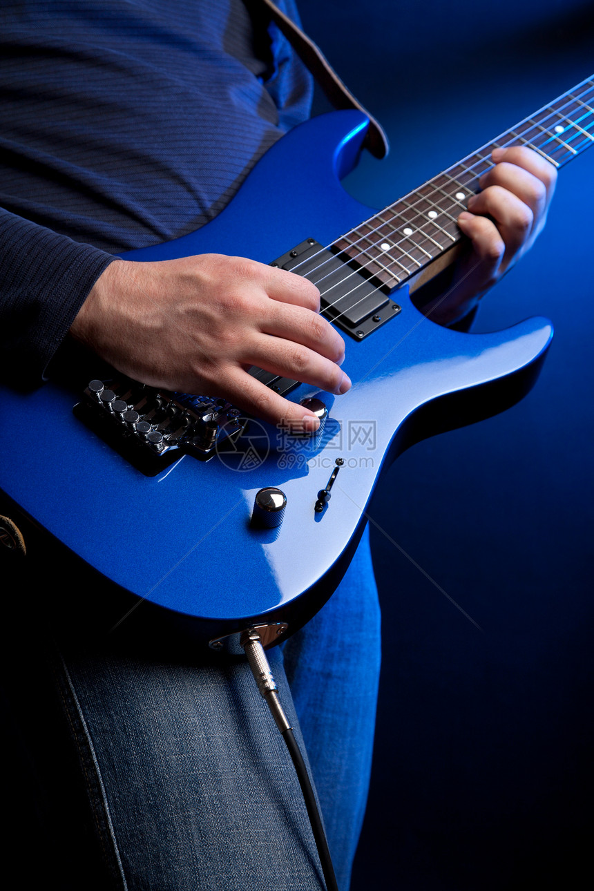 摇滚吉他手音乐音乐会居住乐器蓝色岩石低音细绳摇杆歌曲图片