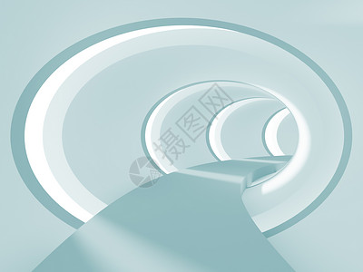 摘要隧道曲线圆圈技术建筑卷曲创造力白色插图漩涡线条背景图片
