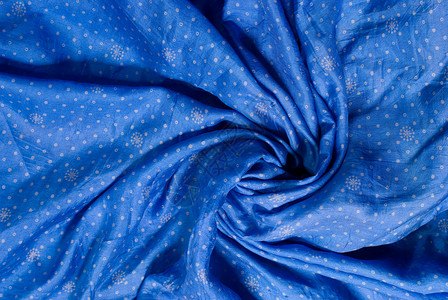 丝绸织材料蓝色缝纫背景图片