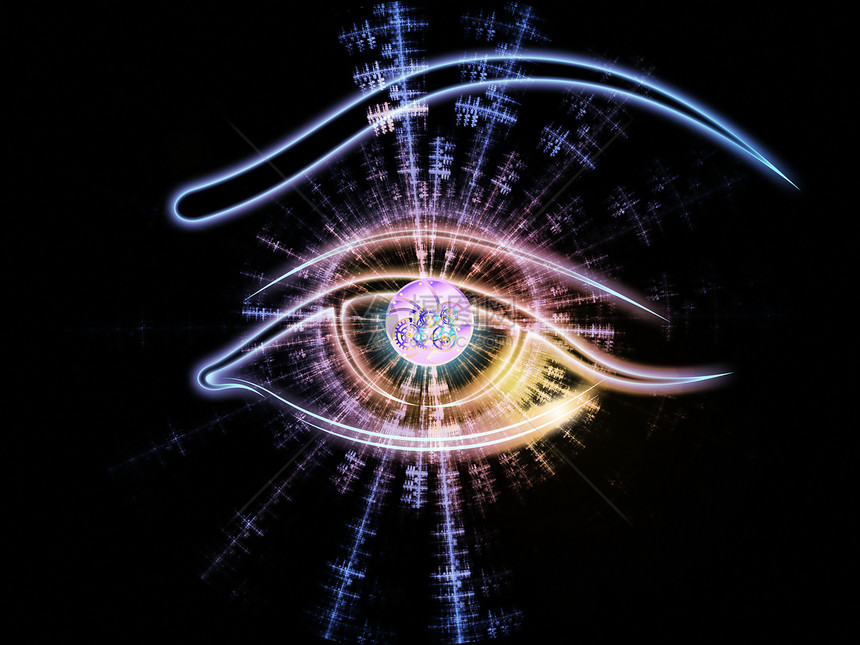 计算机眼插图眼睛辉光技术作品瞳孔墙纸圆圈手表黑色图片