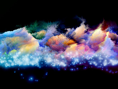 只是灯光和颜色星云音乐想像力精神墙纸艺术黑色魔法泡沫创造力背景图片