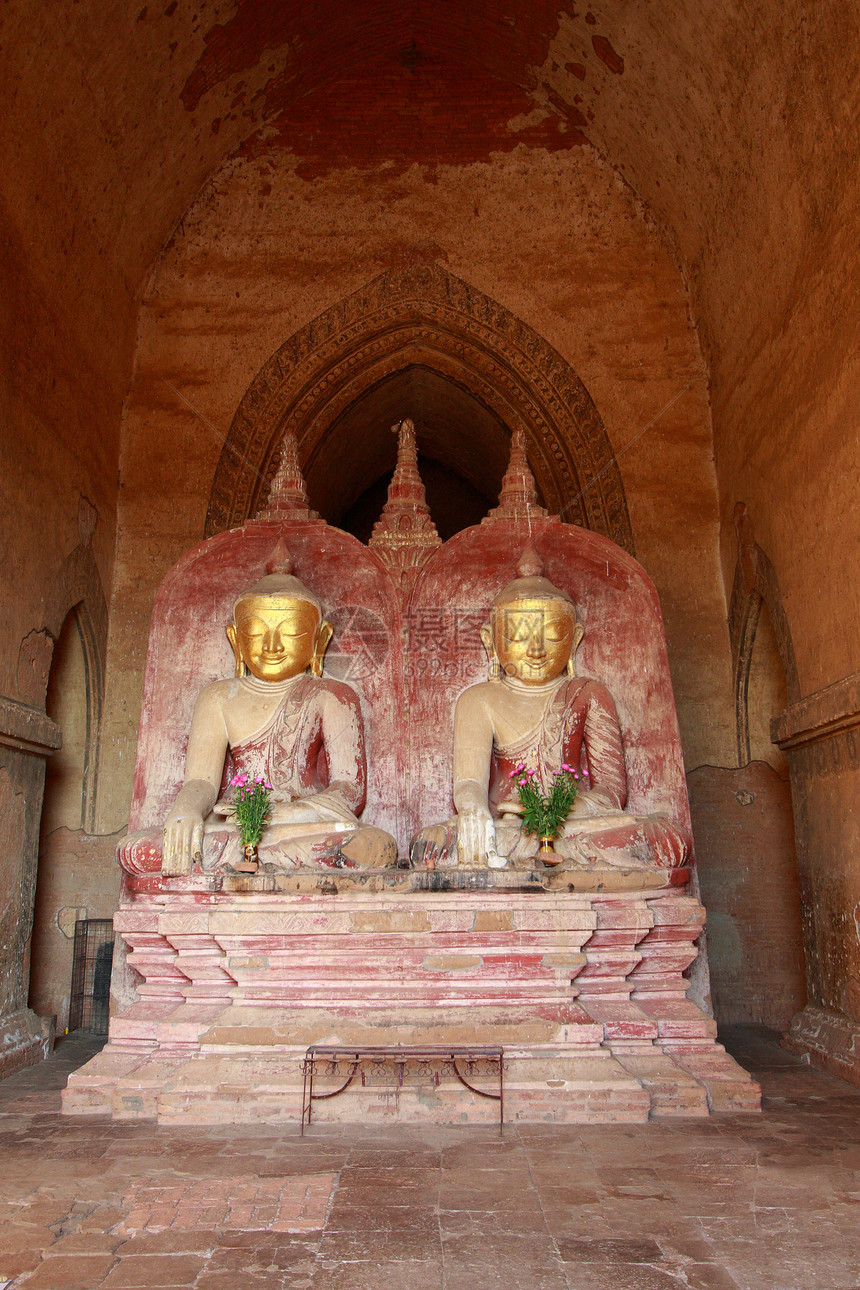 寺庙宗教座位雕像金子佛塔精神神社图片