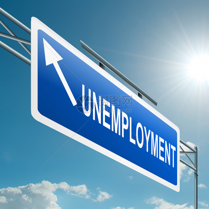 失业概念金融就业经济衰退工人蓝色职业员工工作解雇招聘图片