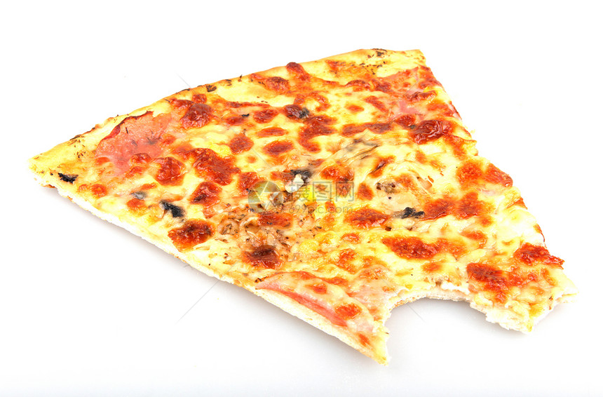 比萨交货交易股票国王送货披萨脆皮库存免版税相片图片