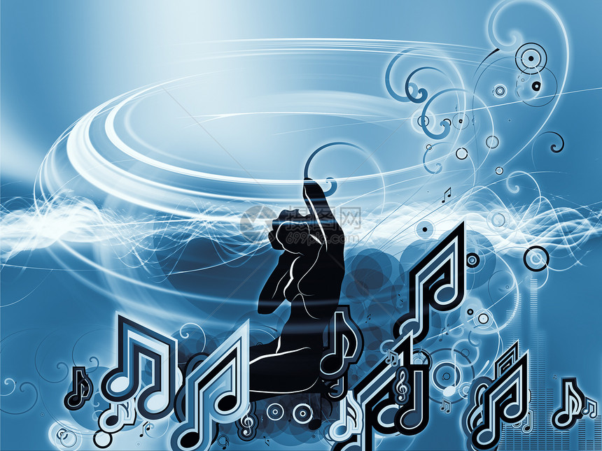 音乐来源歌曲作品音乐会笔记蓝色漩涡女孩插图舞蹈墙纸图片