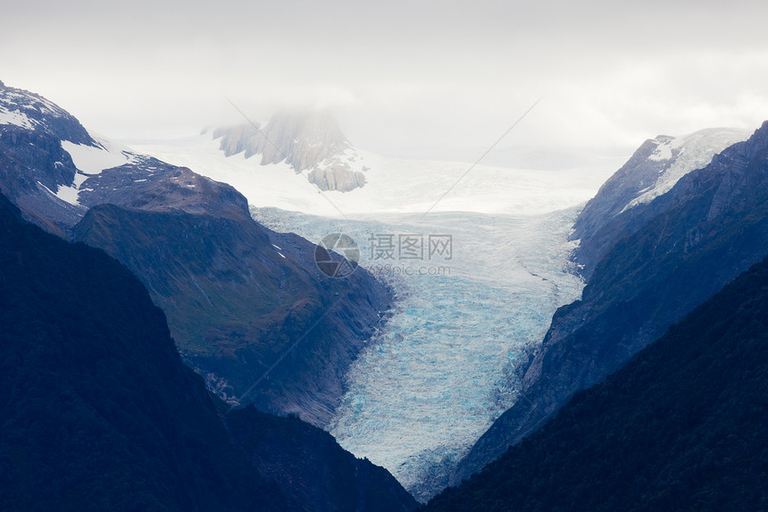 新西兰南岛风景冰川气候变化气候冰景狐狸悬崖高山环境裂缝图片