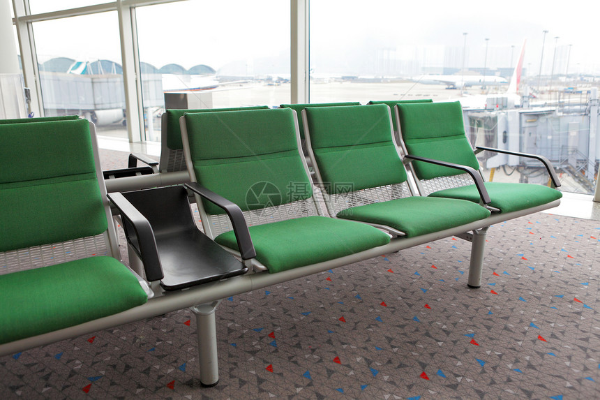 空席位的行休息室飞机场皮革孤独建筑学玻璃大理石大堂建筑状物图片
