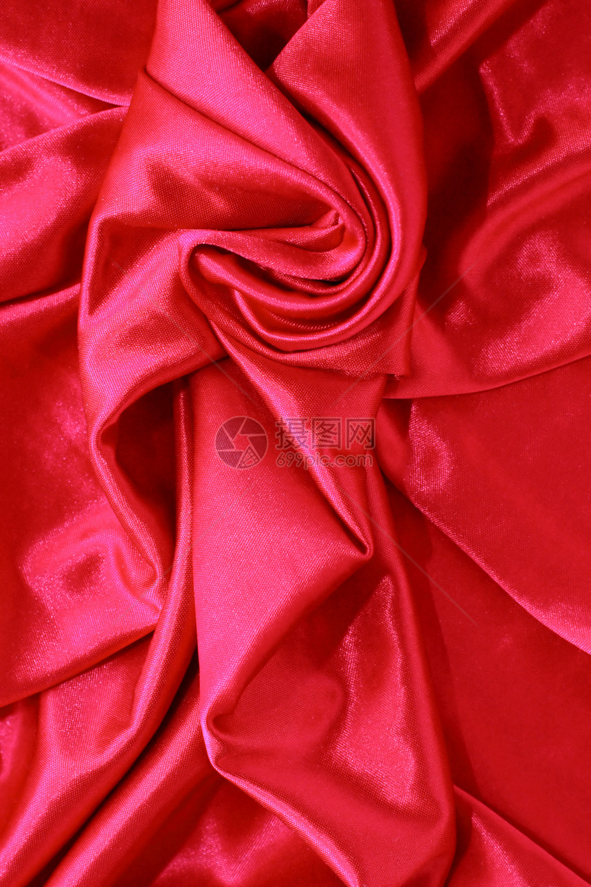 织布折叠艺术寝具曲线床单奢华光泽材料柔软度运动丝绸图片