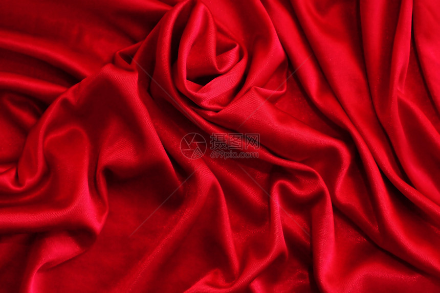 织布折叠溪流婚礼纺织品海浪奢华波纹丝绸衣服曲线窗帘图片