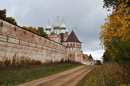 俄罗斯鲍里索格尔布斯克的圣鲍里斯和格莱布修道院高清图片