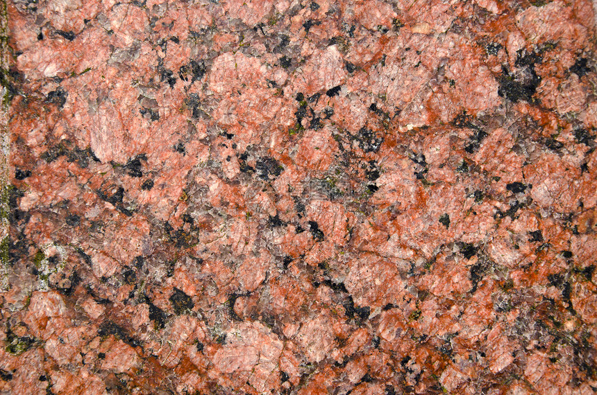 红色花岗岩宏背景图片