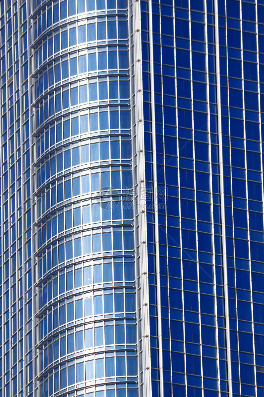 无缝无缝插图 类似光照窗口的高 b线条城市镜子正方形商业反射蓝色中心房子金融图片