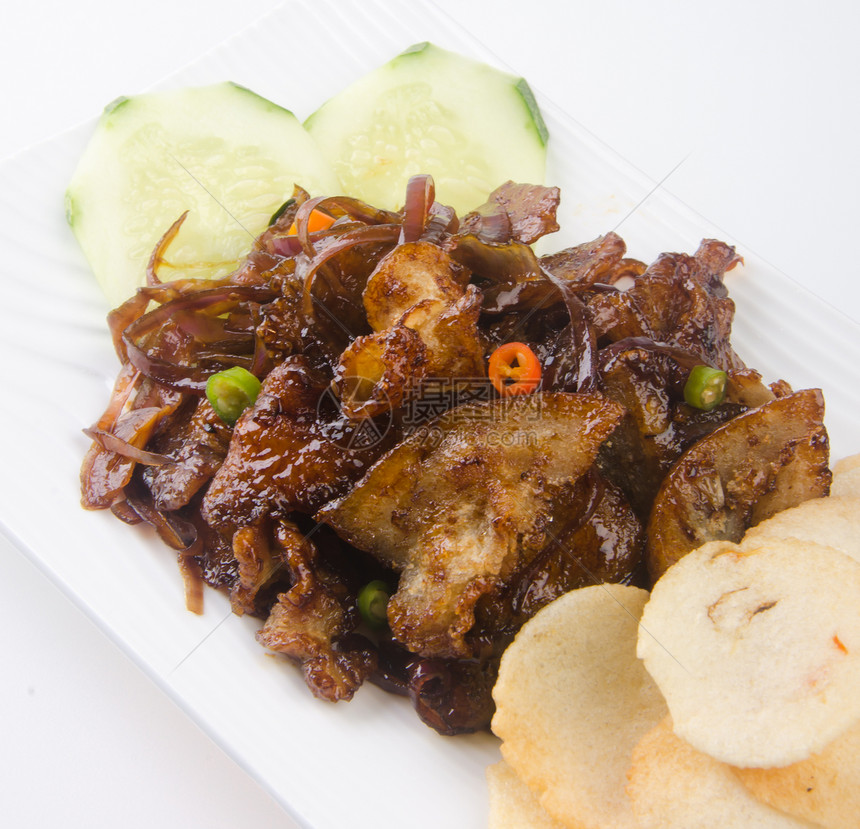 猪肉 中国菜美食餐厅烹饪红色皮肤果皮食物腹部酱油包子图片