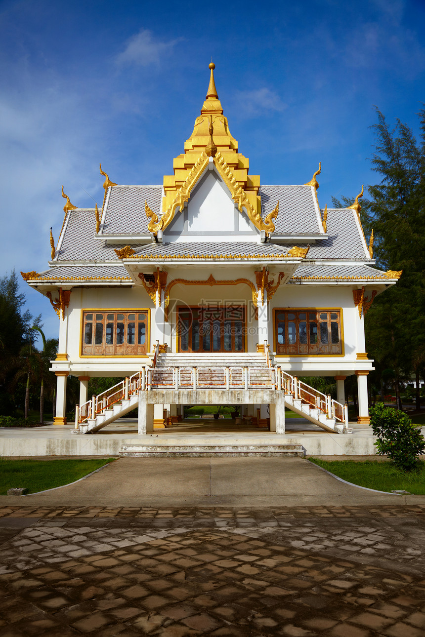 小佛教寺庙 泰国素林图片