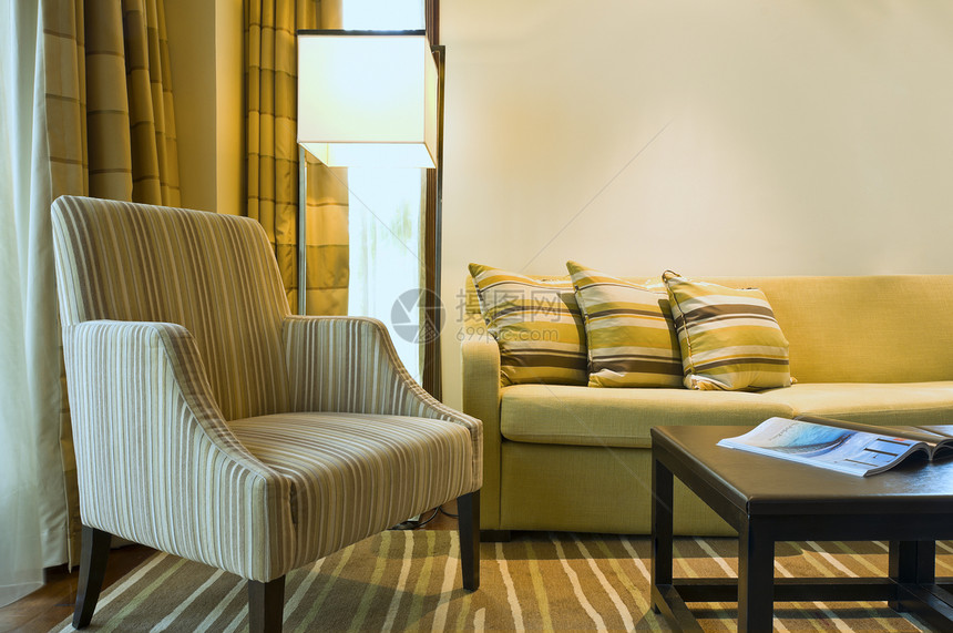 豪华客厅座位面积地毯木头建筑学窗户装饰房间沙发风格奢华椅子图片