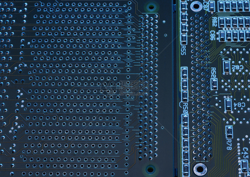 计算机主机架硬件工程方案电路宏观微电路半导体技术盘子处理器图片
