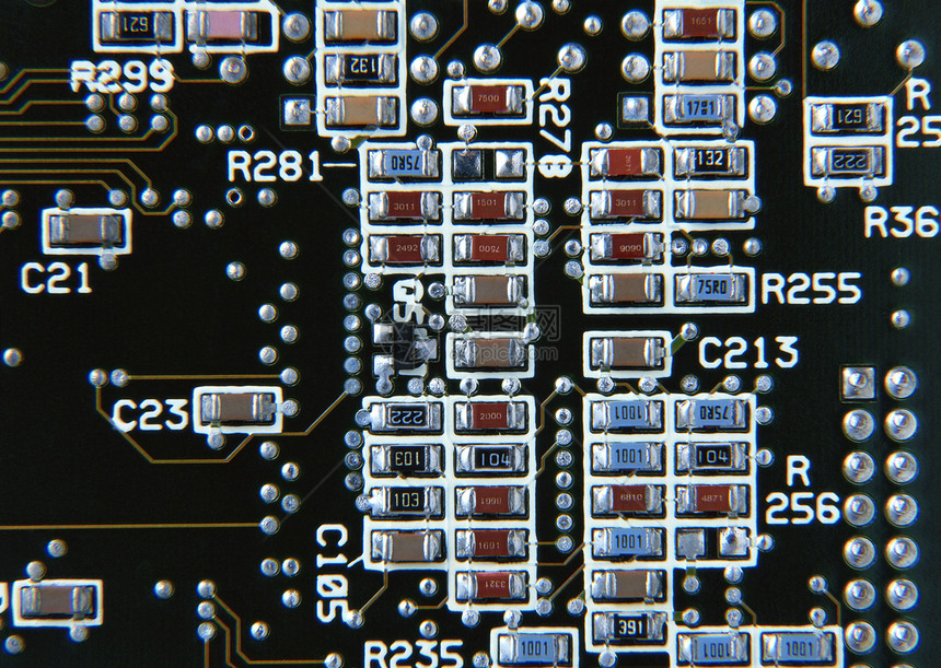 计算机主机架方案条纹宏观微电子硬件微电路电子产品半导体力量科学图片