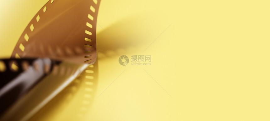 胶片电影黄色阴影摄影穿孔娱乐模拟图片