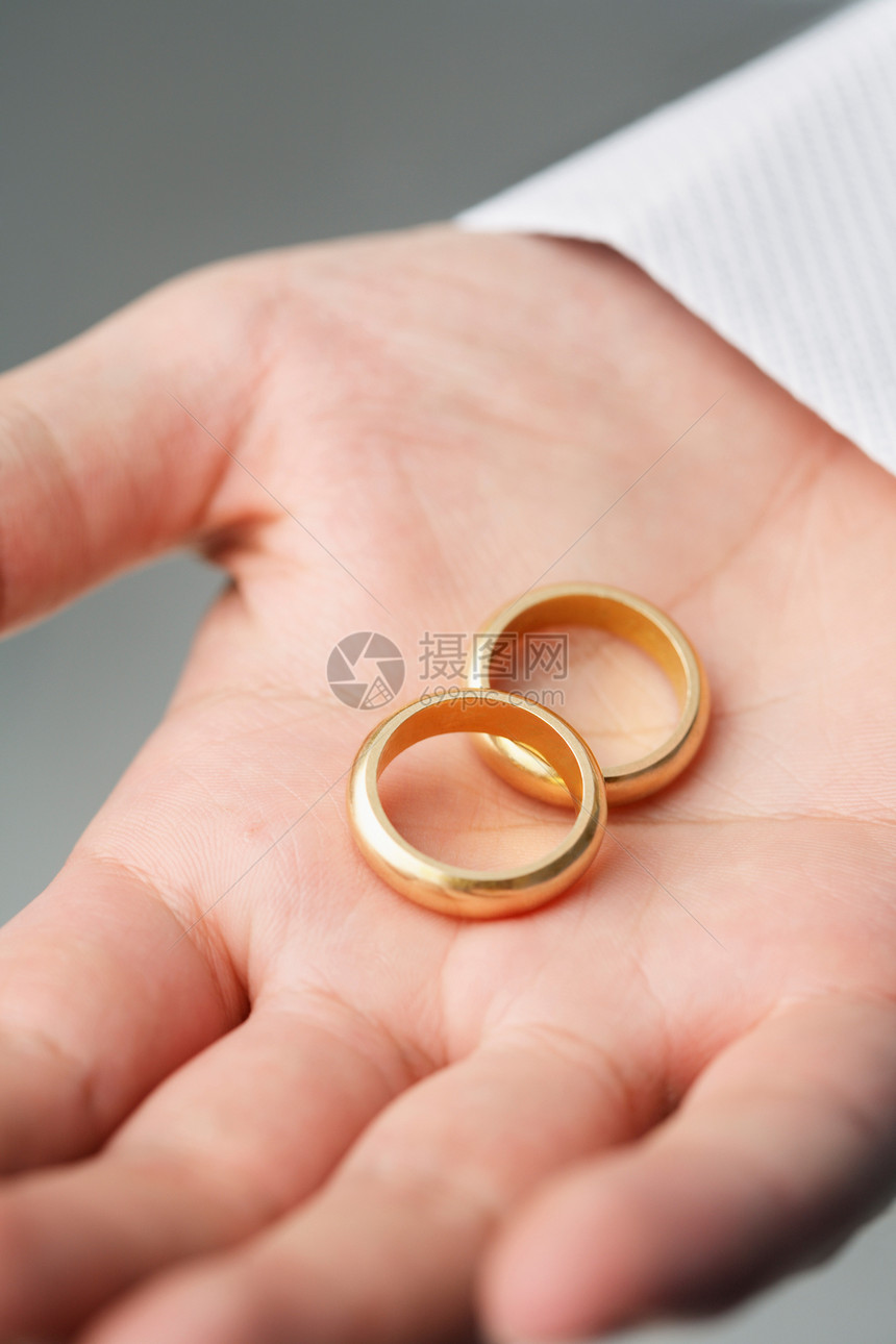 结婚戒指古董订婚金子婚姻手指婚礼图片