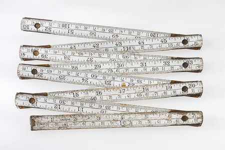 标尺统治者工具测量白色数字木匠单位背景图片