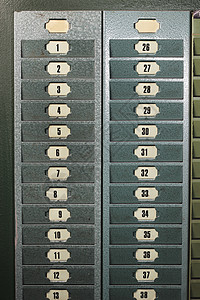 数目车厢编号插槽数字金属标记标签背景图片