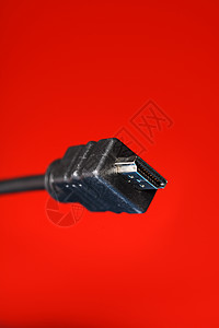 HDMI 连接器电视视频影院电影院家庭界面电缆背景图片